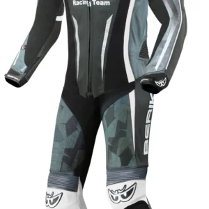 Berik Camo Track perforated One Piece Motorcycle Leather Suit